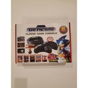 AtGames Sega Genesis Classic Mini Game Console w/ 80 Built-In Games - 2016 Model